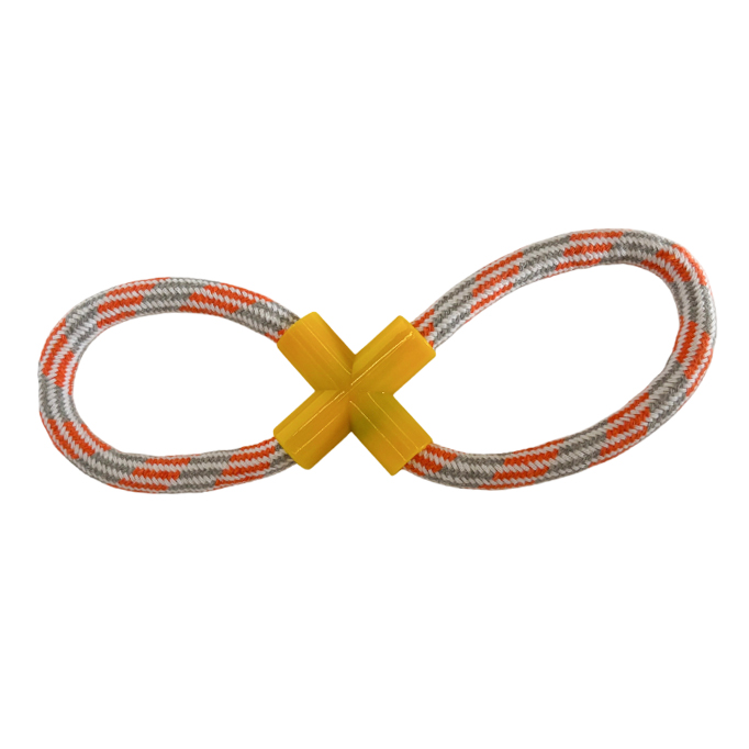[G3997] Juguete para mascota, cuerda de algodón, en cartón, varios colores