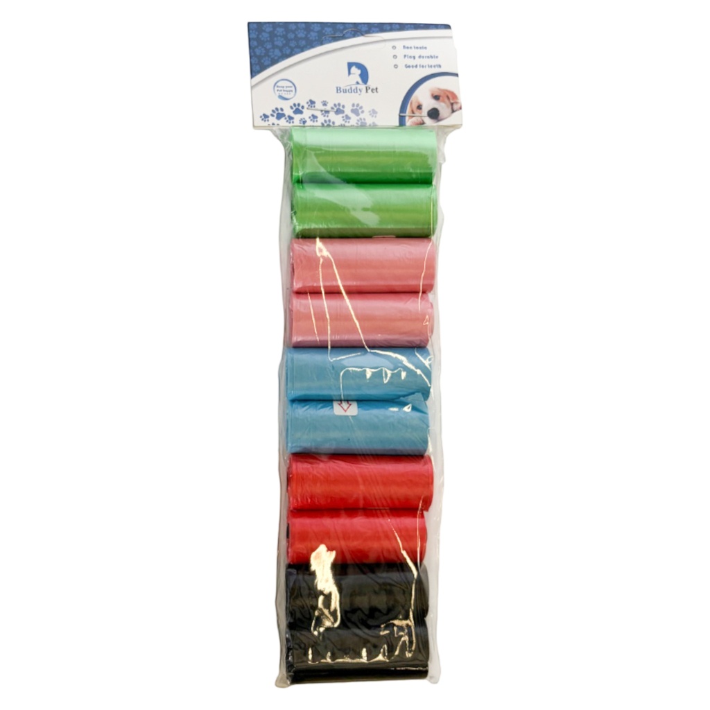 [G4007] Bolsas sanitarias para mascota, bolsa x10, varios colores