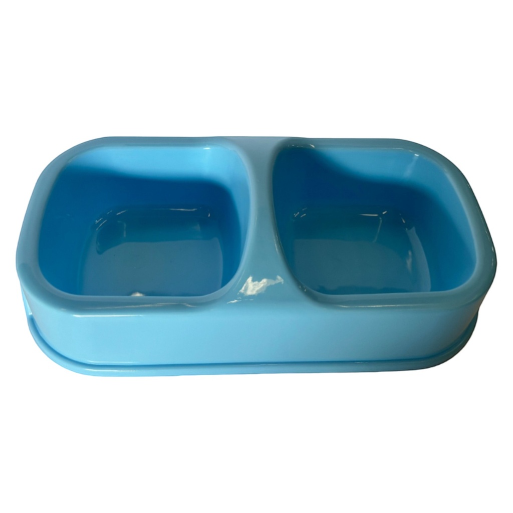 [G4010] Plato para mascotas doble, de plástico, varios colores