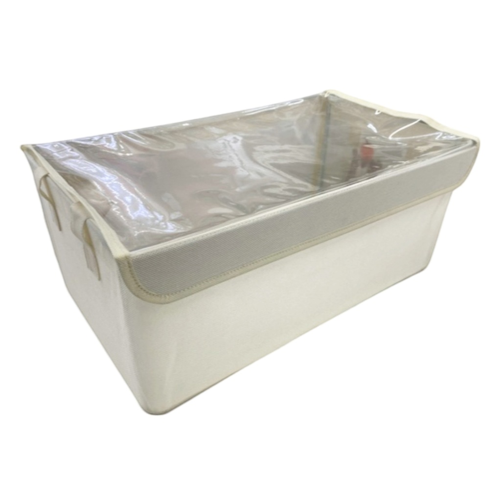 Caja organizadora de TNT, con tapa y visor