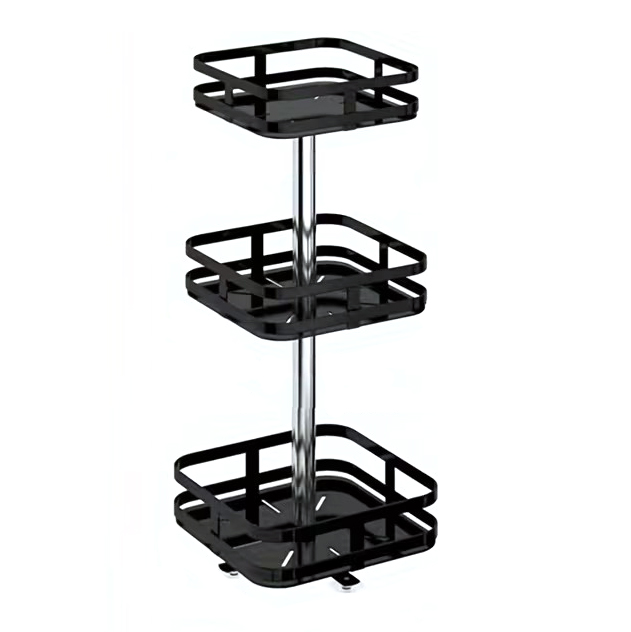 [G4019] Organizador de metal giratorio, para apoyar, 3 bandejas en caja