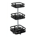 Organizador de metal giratorio, para apoyar, 3 bandejas en caja