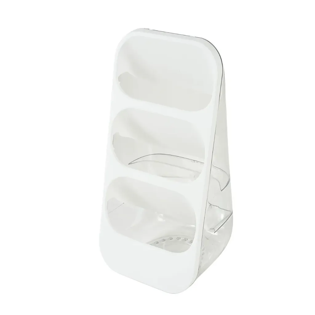 Organizador de plástico, para escritorio, 3 varios colores