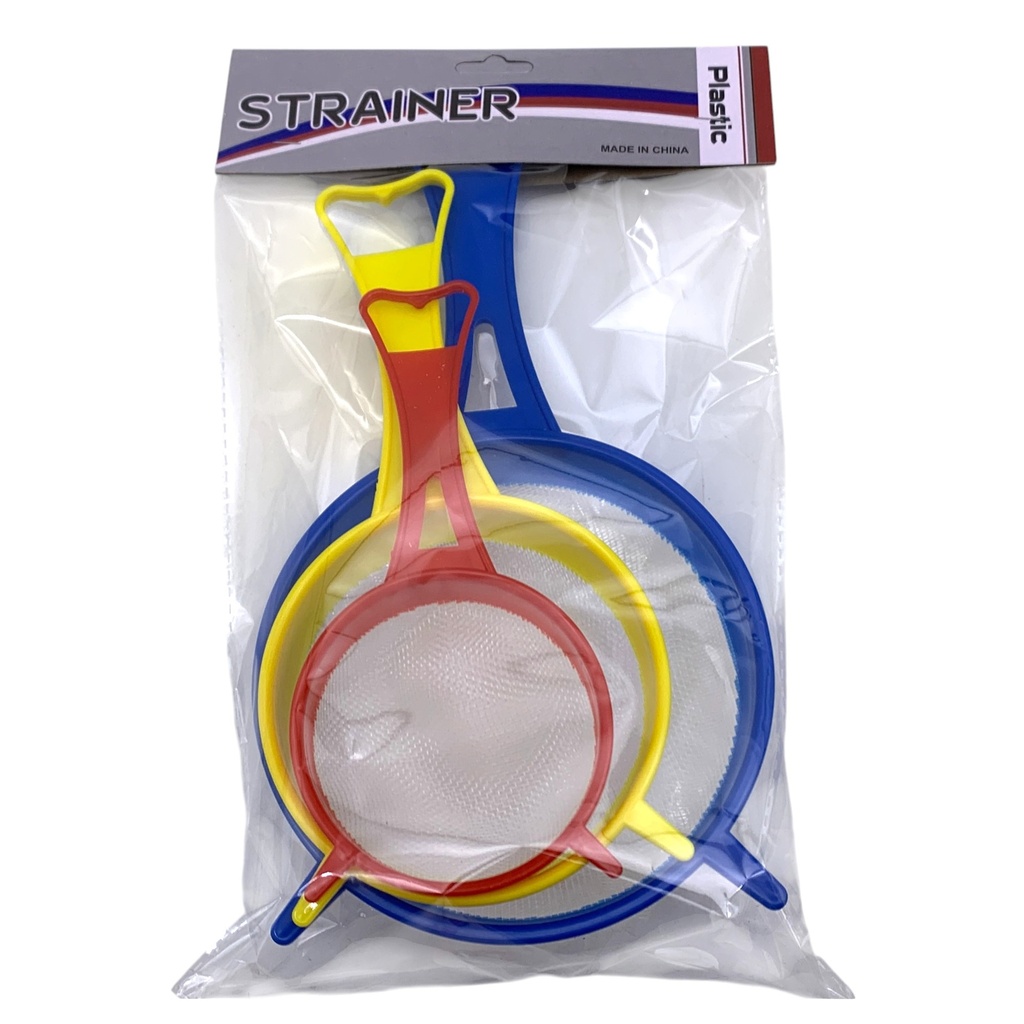 [HA4895] Cernidor de plástico x3, en bolsa