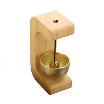 [HA5606] Timbre cuenco de metal para amurar en puerta