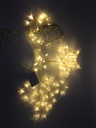 Luces led x138 220V, cortina con 12 estrellas luces blancas, con 8 funciones, en caja