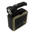 Linterna 1 led, recargable, con herramientas, en caja