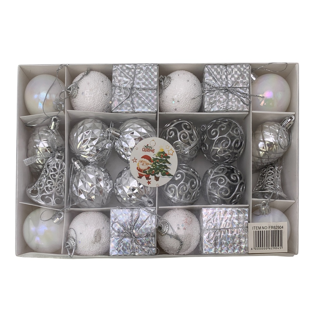 [HN0694] Adorno navideño surtido x24, en caja