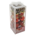 Adorno navideño surtido x24, 2.5cm en caja, varios colores