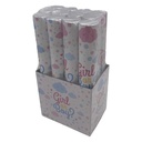 Tubo lanza papel picado para baby shower, PACK x12