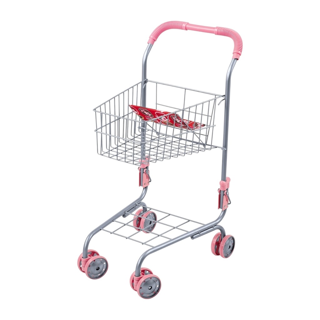Carrito de supermercado de metal