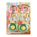 Set de cocina, 8 piezas, en blister