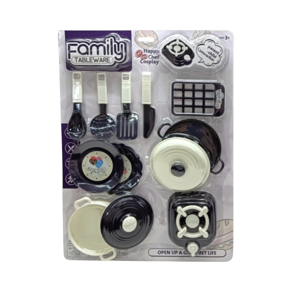 [JA2774] Set de cocina, 12 piezas, en blister