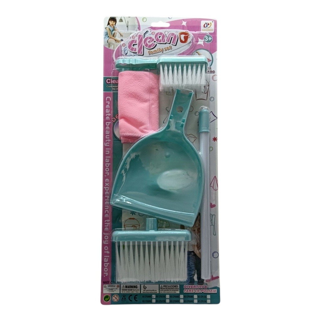 [JA2798] Set de limpieza, 5 piezas, en blister