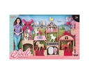 Muñeca con accesorios de granja, en caja