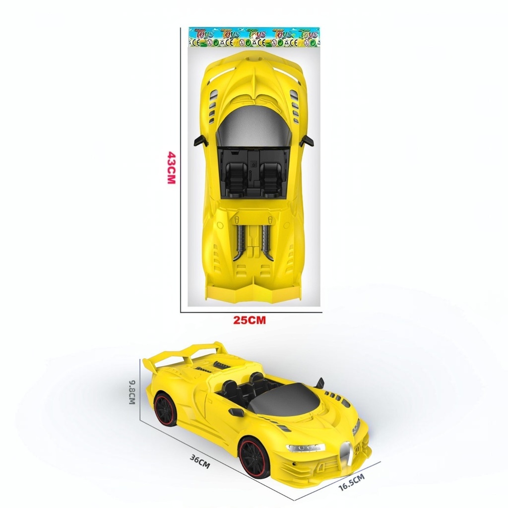 [JO5805] Auto a fricción, en bolsa varios colores