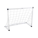 Arco de fútbol, desarmable con pelota e inflador en caja