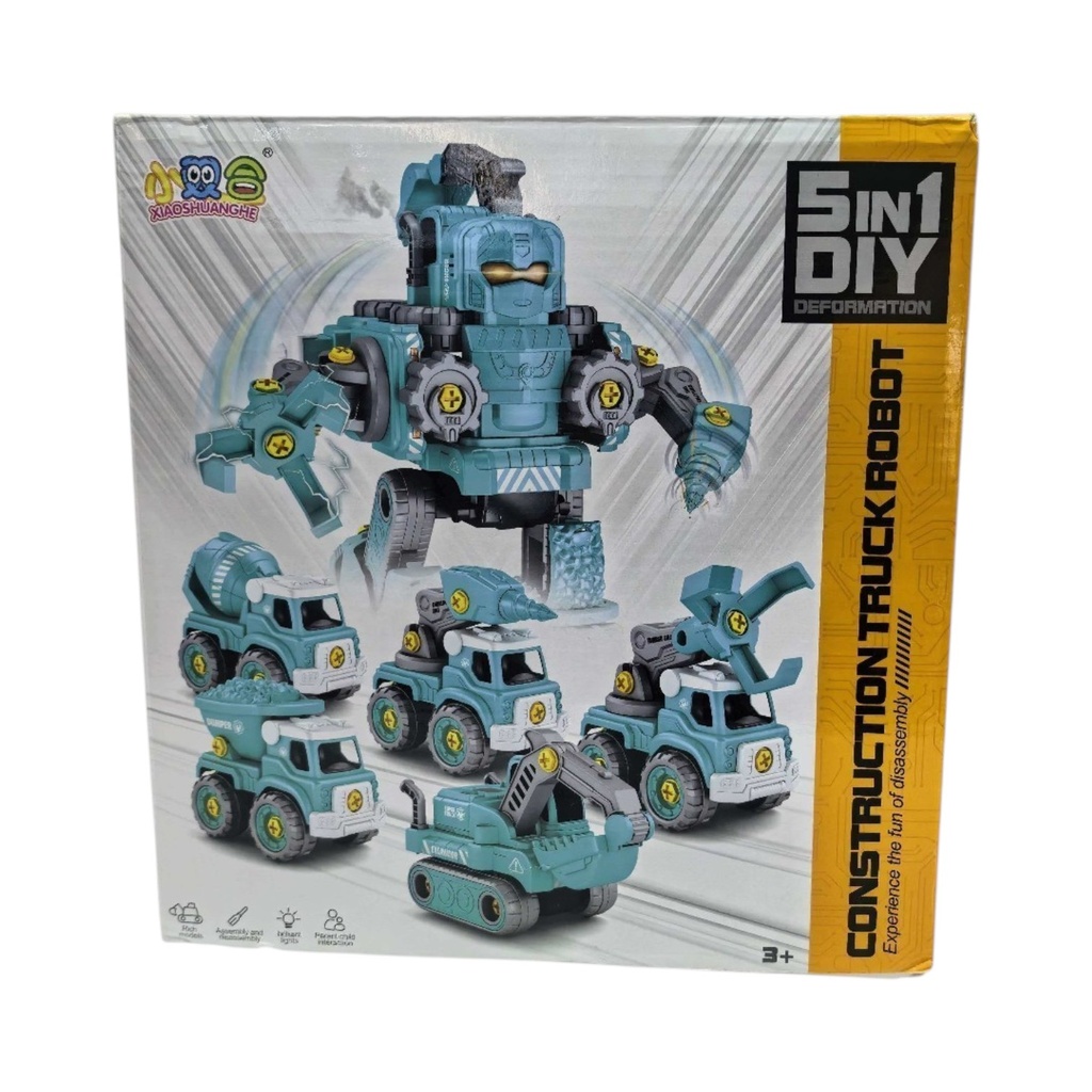 Robot 5 en 1 con destornillador, en caja