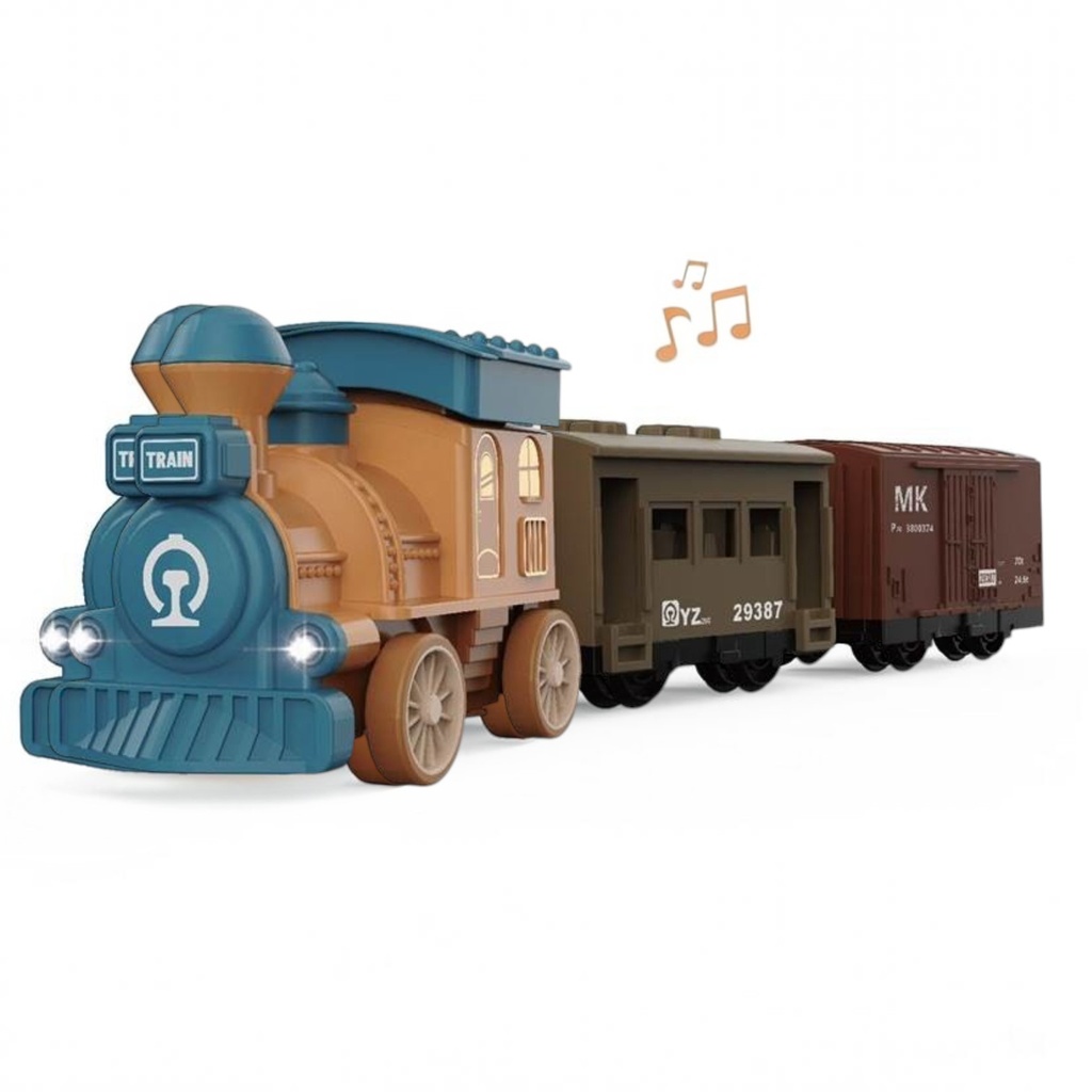 Tren con luz y sonido, en caja