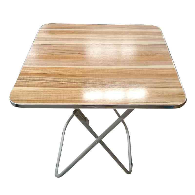 Mesa de MDF patas de hierro, plegable