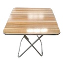 Mesa de MDF patas de hierro, plegable