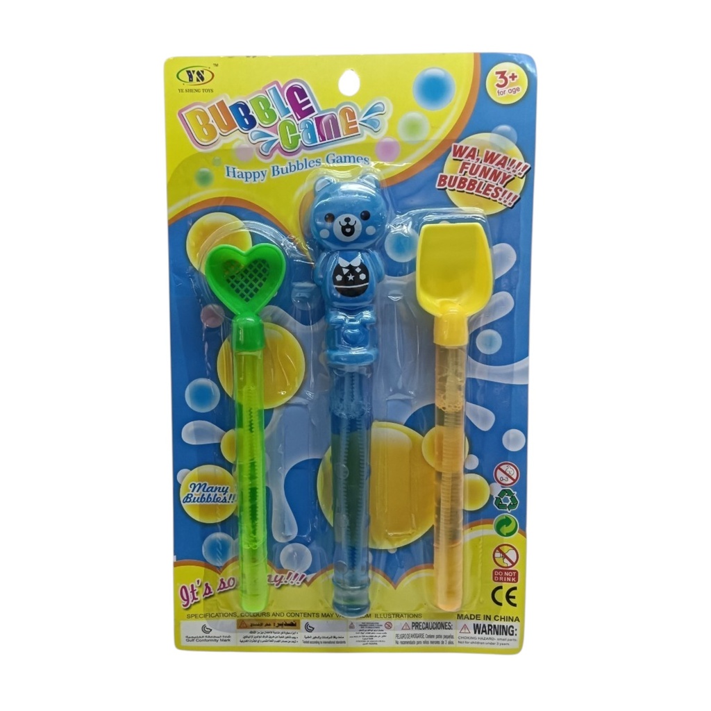 Pompero burbujero x3 en blister