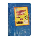 Toldo lona cubretodo impermeable 3x4m, con ojales, en bolsa