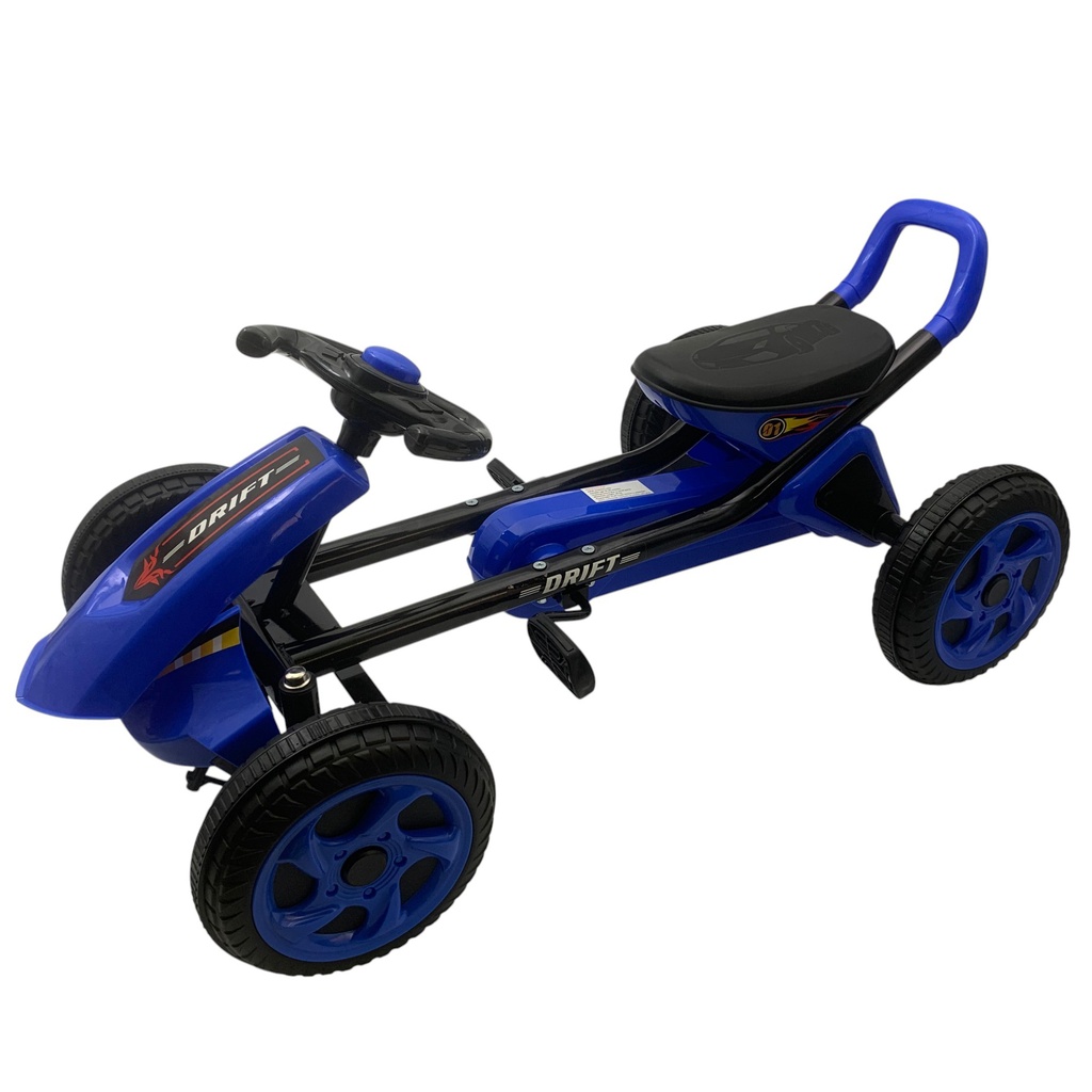 Auto kart a pedal, ruedas de goma, varios colores