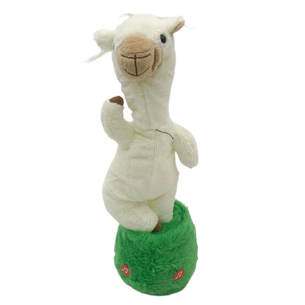 Peluche alpaca con luz y movimiento