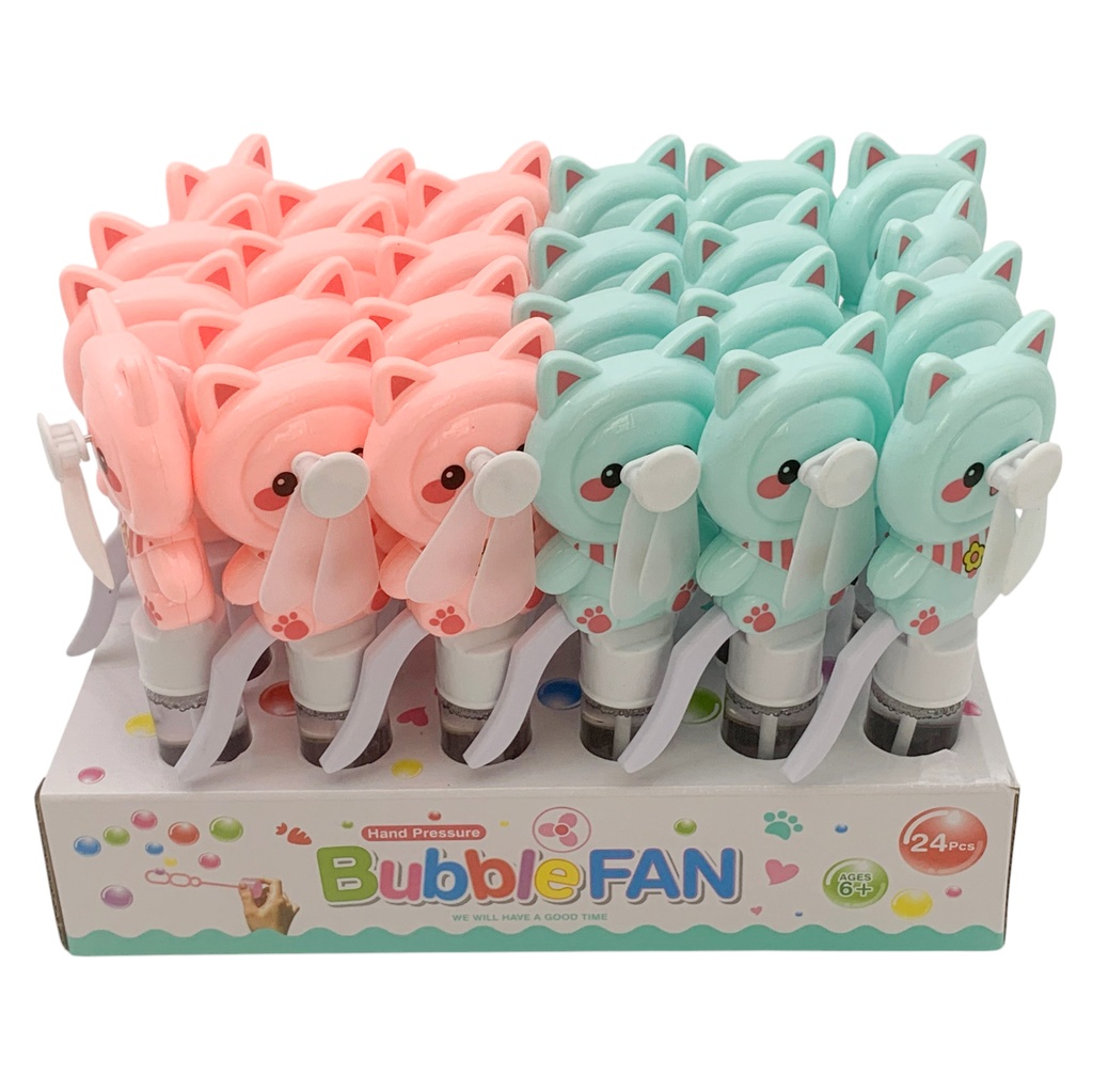 Pompero burbujero CAJA x24 con ventilador, varios colores