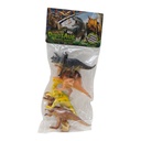 Dinosaurio de plástico, x5, en bolsa