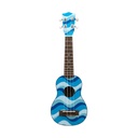 Guitarra ukelele de plástico, en caja, varios colores