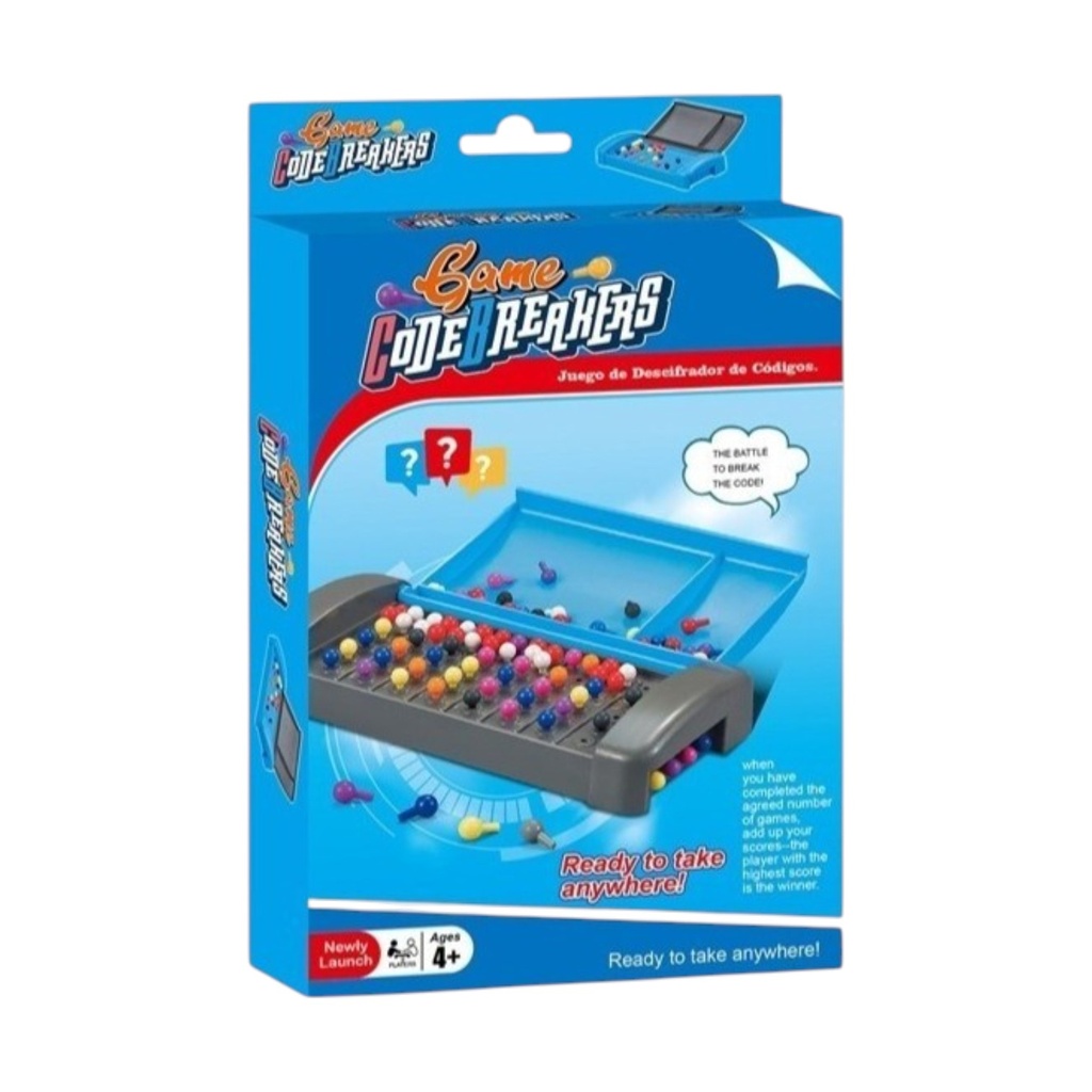 Juego de mesa, descifrando códigos, en caja