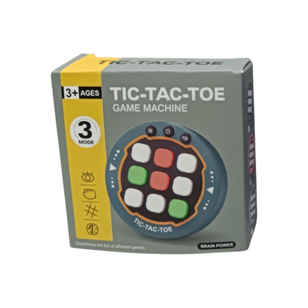Juego de mesa, ta te ti, eléctrico, 3AA, en caja, varios colores