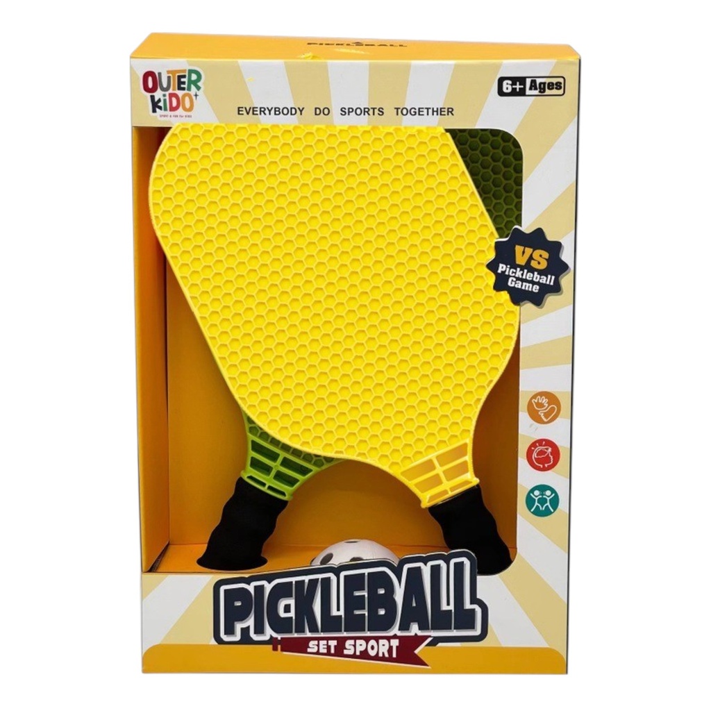 Paleta de plástico, padel x2, en caja
