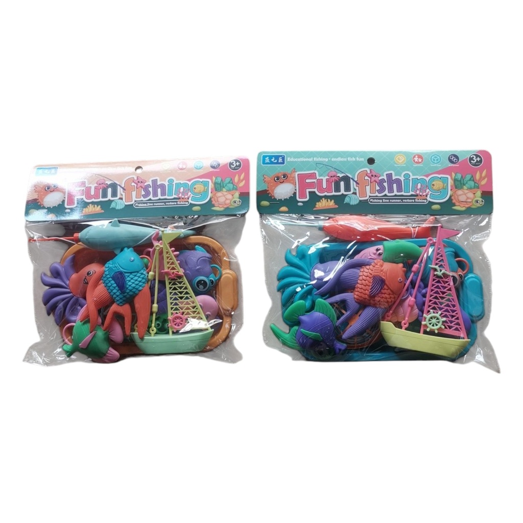 Juguete para bañera, pesca, en bolsa