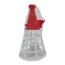 Balero de plástico con pelota, en red