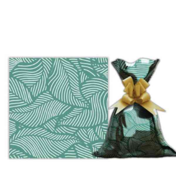 Bolsa de regalo metalizado con diseño mediana PACKx50