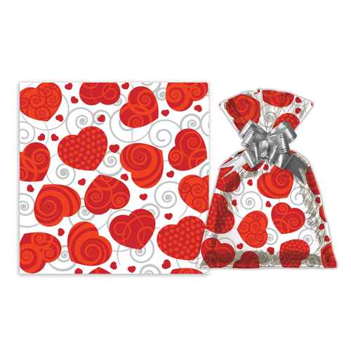 Bolsa de regalo metalizado con diseño grande PACKx50