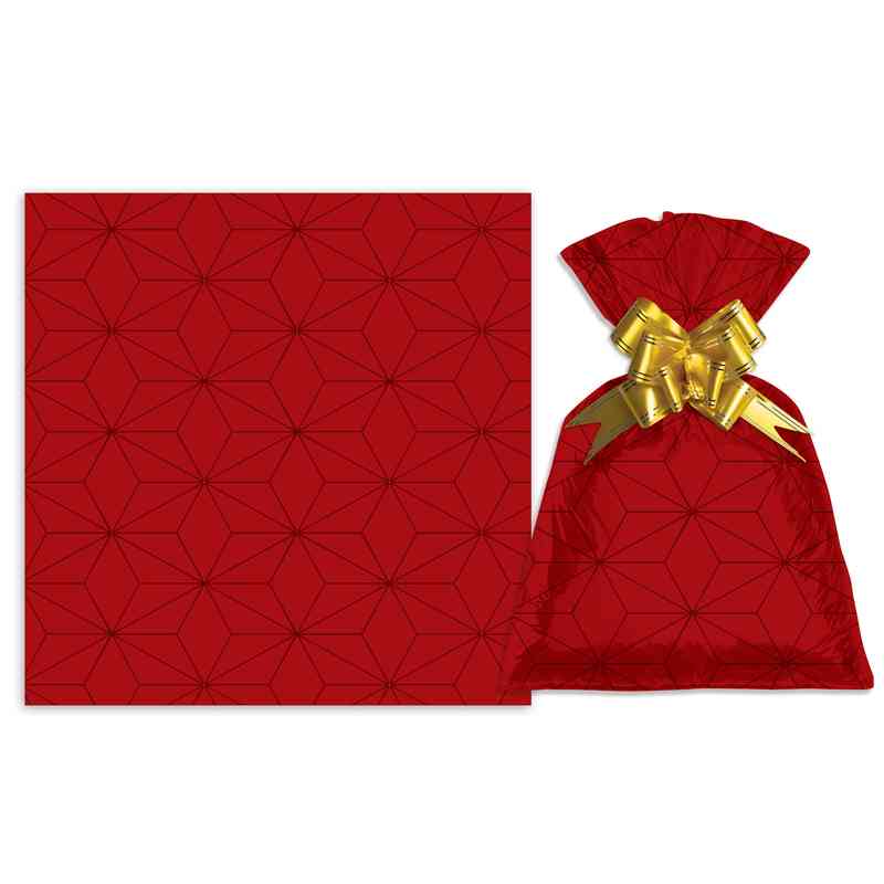 Bolsa de regalo metalizado con diseño grande PACKx50