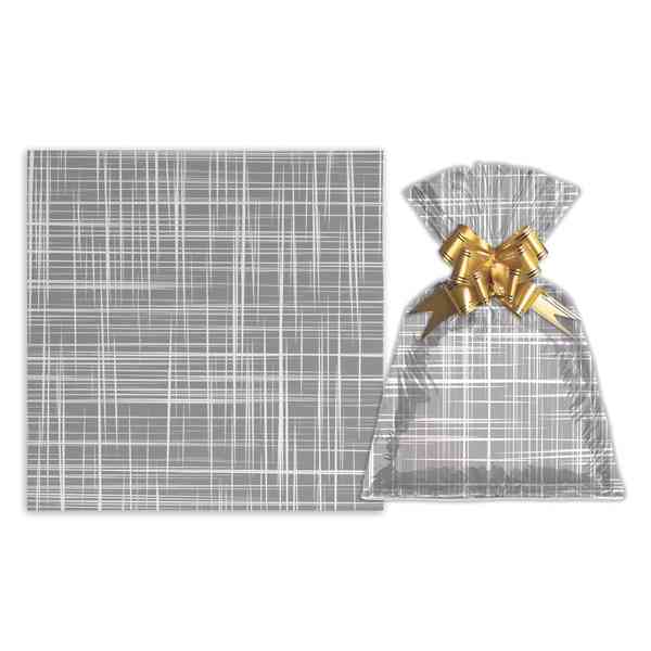 Bolsa de regalo metalizado con diseño grande PACKx50