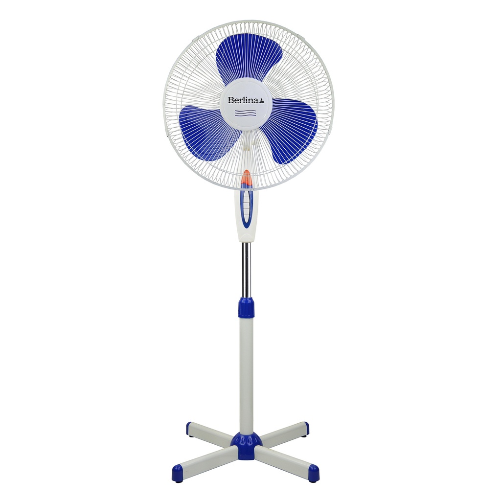 Ventilador Berlina 16",3 velocidades, 3 aspas de plástico, CAJA x2