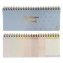 Planificador planner semanal, tapa PVC, doble espiral de metal, SOTE