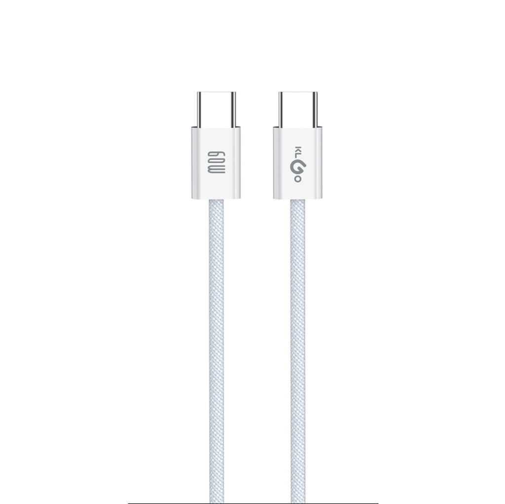 [HE1846] Cable USB entrada y salida tipo C, varios colores, KLGO en caja