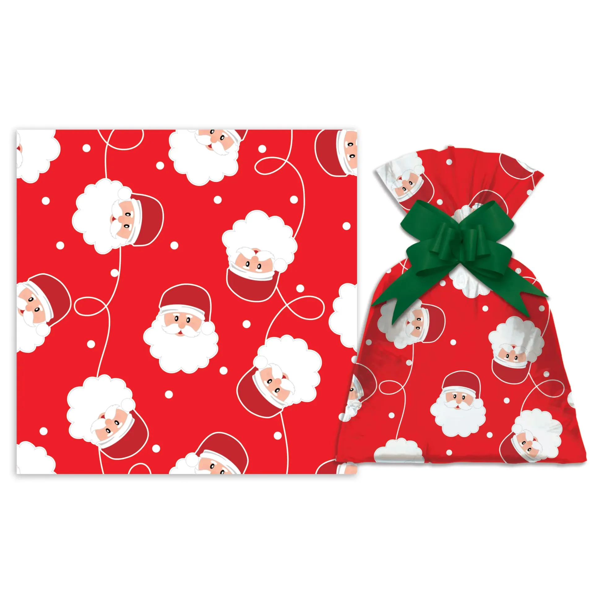 Bolsa de regalo perlado diseño navideño, grande PACKx50