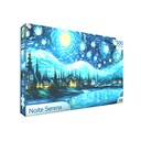 Puzzle de cartón, 500 piezas, Noche Serena en caja