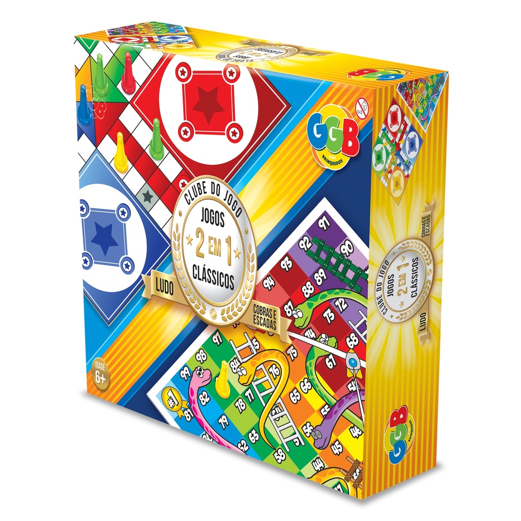 Juego de mesa, 2en1, ludo y viborita, en caja